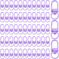 KJML DIY Keychain clip 60pcs Swivel Snap Lobster Claw Keychain Clasps Lanyard by KJMLDIY