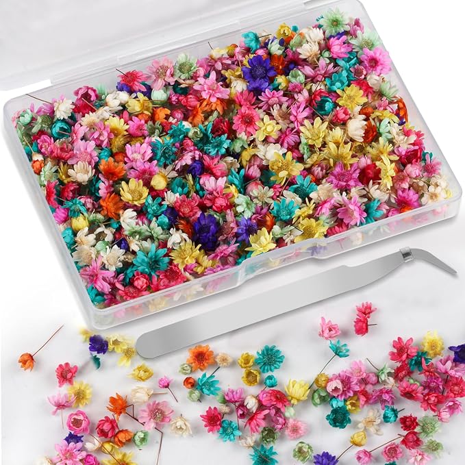 300 Pcs Mini Dried Flowers for Resin, Small Dried Flowers for Crafts Resin Nails by MUZHUPGUZ