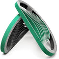 1/2 x 18 Inch Sanding Belts, 120 Grit Sanding Belts for 1/2 Inch x 18 Inch Air File Sander, Woodworking, Metal Polishing, 20 Pack Zirconia Sanding Belts for Belt Sander