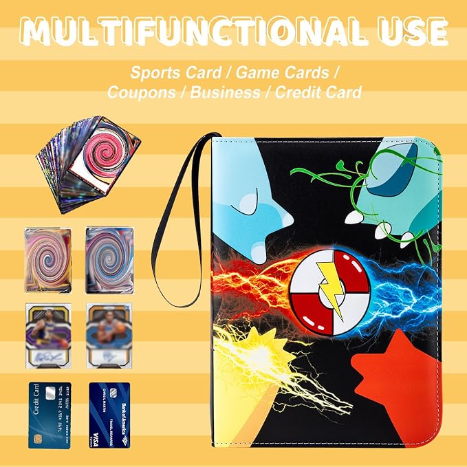 Jravkfi Card Binder 4 Pocket - Image 3