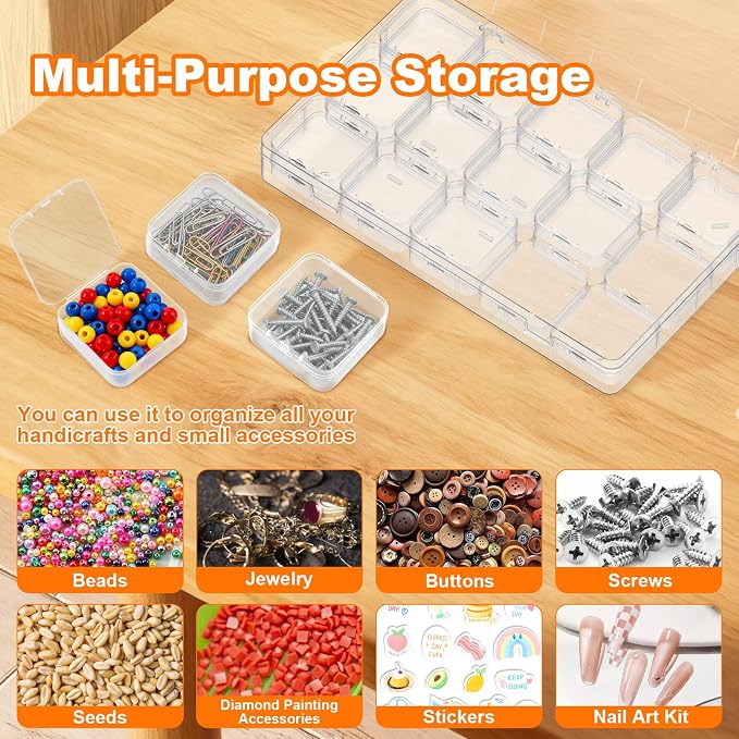 Bead Organizer Box, Craft Storage Box - Image 6
