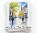 64 Sheets Watercolor Paper Pad by Unknown