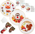 Louise Maelys 3 Set Animal Embroidery Kit by LouiseMaelys