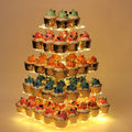 YestBuy 5 Tier Cupcake Stand for 60 Cupcakes, Birthdays and Dessert Tables by YestBuy