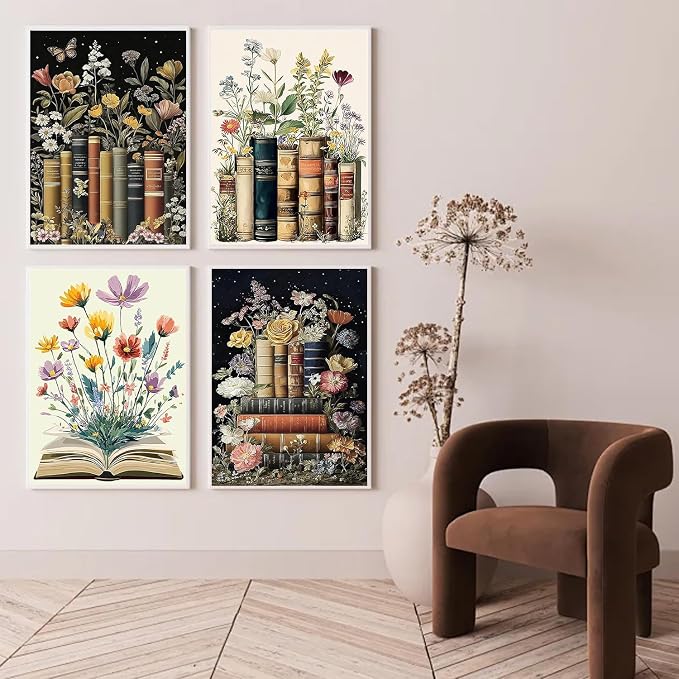 EIBEILI 4 Pack Book Flower Diamond Art Kits - Image 5