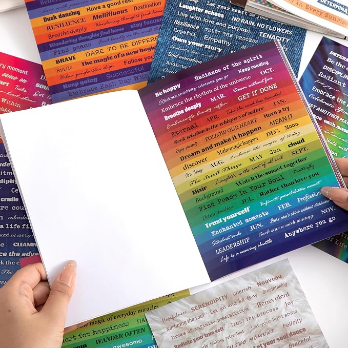 1200+ Pcs Quote Sticker for Journaling, Fun & Colorful Craft Letter Stickers - Image 8