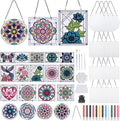 73 Pcs Mandala Stained Glass Painting Starter Kit by Humyoun