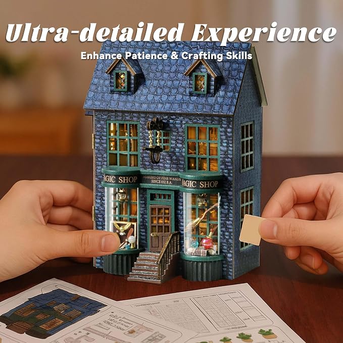 Flever Dollhouse Miniature DIY House Kit Creative Room - Image 5