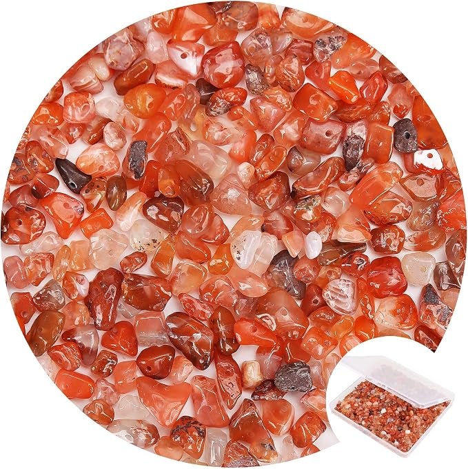 456 PCs Natural Chip Stone Beads, 5-8mm Irregular Multicolor Gemstones Loose by BONNY+BOXX