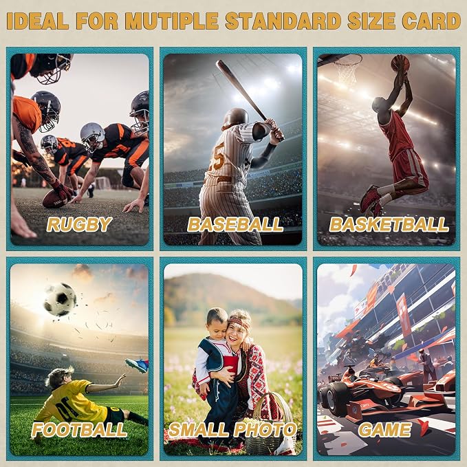 100 Count Matte Card Sleeves for Trading Cards, Standard Size Protective - Image 5