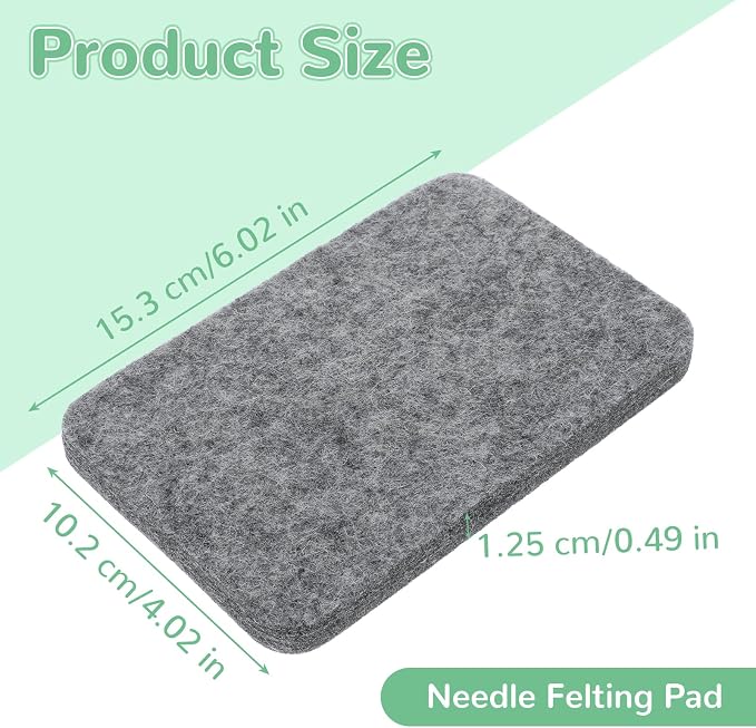 Aeaocvo Needle Felting Pad, 4×6 in Needle Felting Mat - Image 2