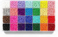 28 Colors 4mm Seed Beads, Craft and Bracelet Making by Unknown