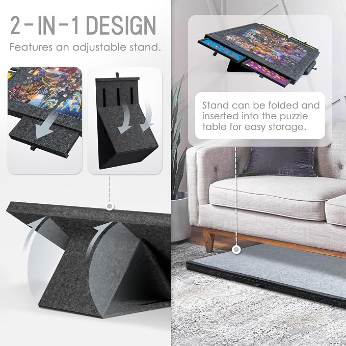 Tektalk Jigsaw Puzzle Table - Image 2