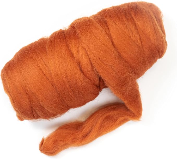 Kondoos Colored Natural Wool roving, 1 lb. Best Wool by Kondoosnaturalfibers