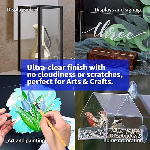 Art3d 1/8" Thick Plexiglass Sheets - Image 4