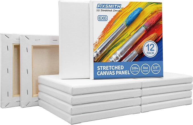 FIXSMITH Stretched Canvas for Painting - Image 2