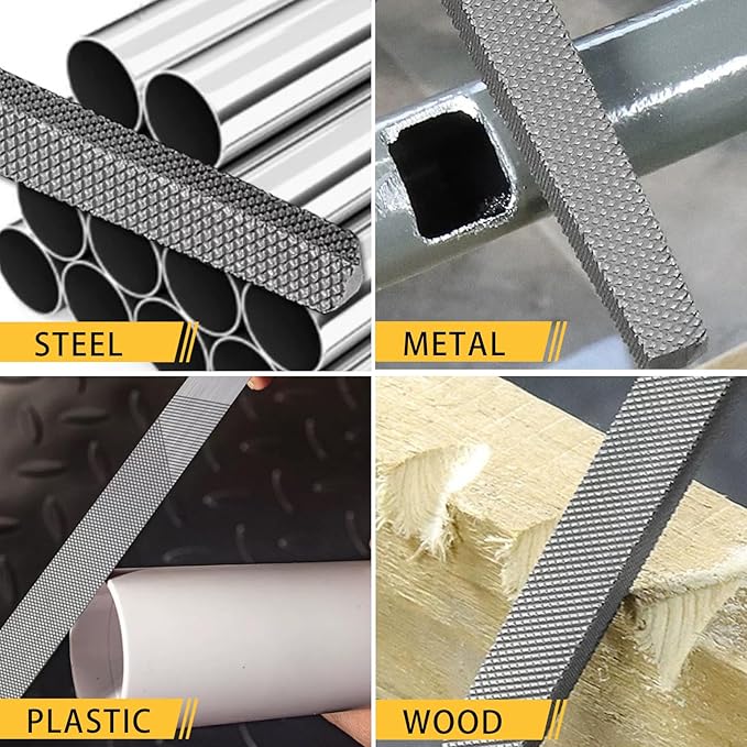 10 inch Square Metal File, Professional Carbon Steel file, Tool Sharpener for Professionals and DIY