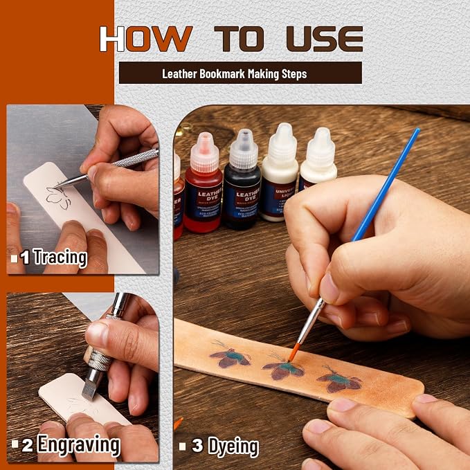 Leather Crafting Kit, Leather Working Kit - Image 3
