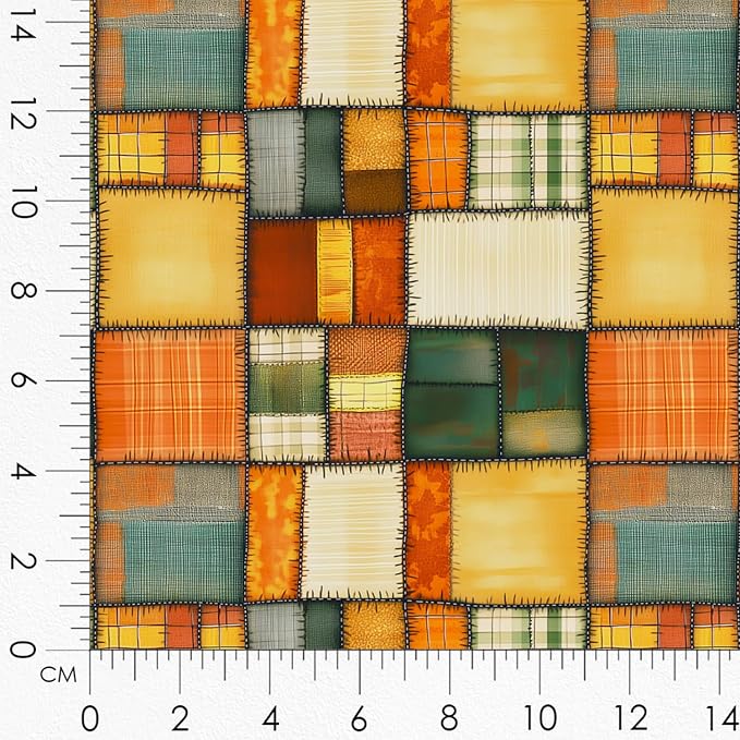 Patchwork Sunflower Cotton Fabric Panel – Six 10×10 inch Designs + Bonus - Image 7