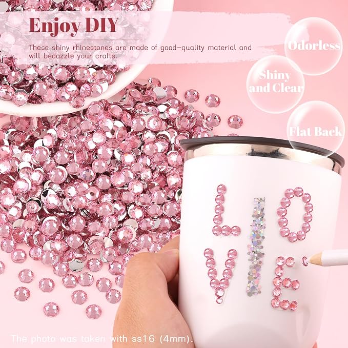 4000PCS 5mm Resin Rhinestones Bulk - Image 4