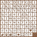 80 Pcs 3 x 3 Inch Alphabet Letter Stencils, Reusable Plastic Letter Number by DZXCYZ