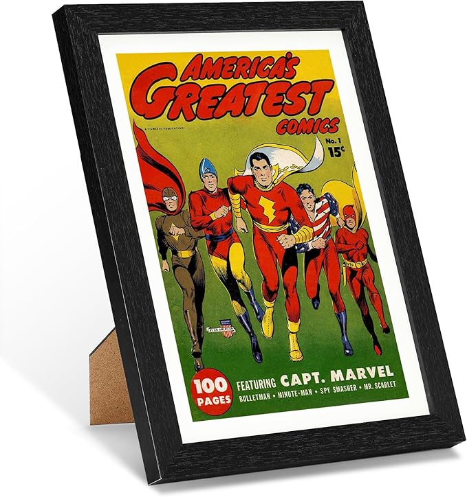 JupDec Comic Book Frame, Premium Wood Display Case by JupDec