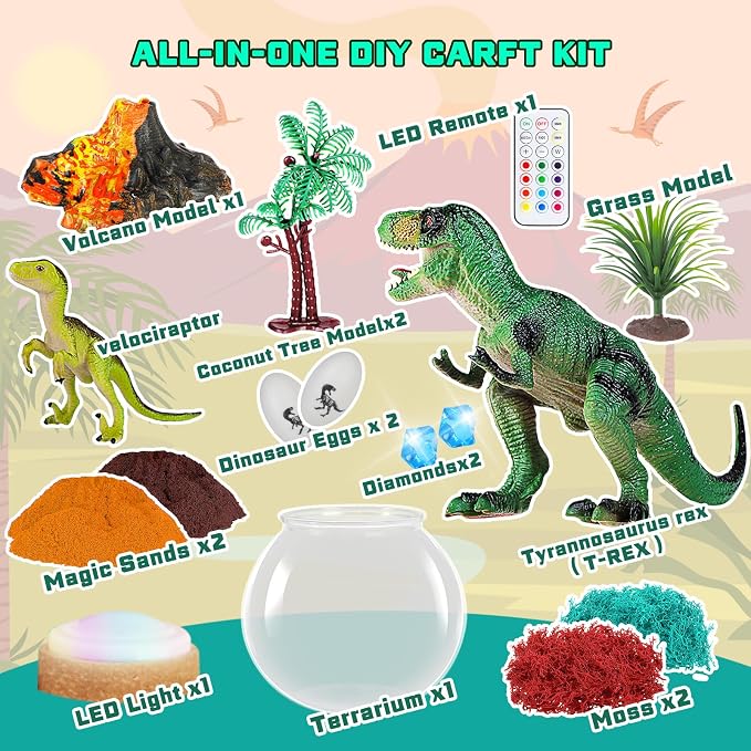 RONSTONE Dinosaur Terrarium Kit - Image 6