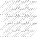 Shimeyao 100 Pcs Peg Board Shelving Hooks Stainless Steel Hanging Board Pegs Wall Display Hooks Bulk for 1/8 1/4 Garage Storage Organizer Accessories(6 Inch,Silver)