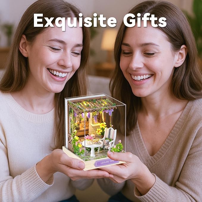 Flever Dollhouse Miniature DIY House Kit Creative Room - Image 8