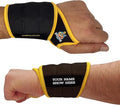 BINYATOOLS Magnetic Wristband BLACK Customize. Super Strong Magnets Holds Screws, Nails, Drill Bit Unique Wrist Support Design Cool Handy Gadget Gift for Fathers Boyfriends Handyman (Personalized)