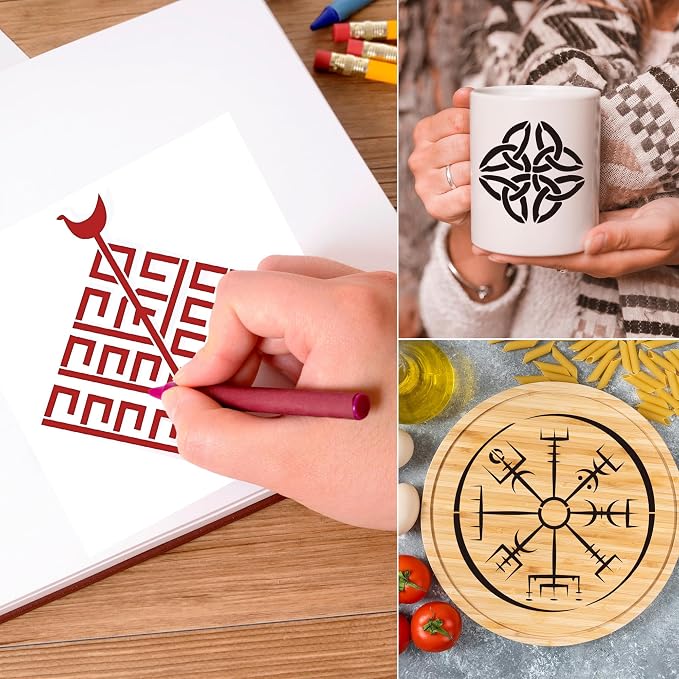 Keluna Viking Stencils for Painting - Image 6