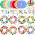 Hollowfly 48 Sets Spring Craft Kits Bulk DIY Spring Wreath Hanging Ornaments by Hollowfly