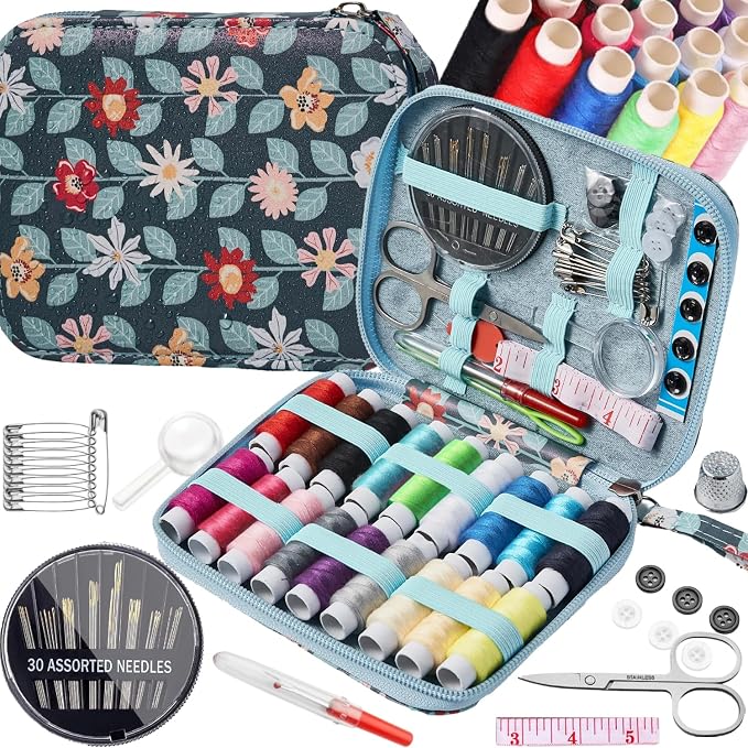 Printing Vines Sewing Project Kits, Travel Portable Sewing Set - Image 2