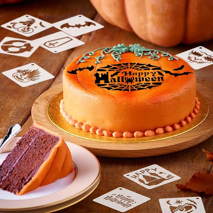 Augshy 56 Pack Small Halloween Pumpkin Stencils - Image 6