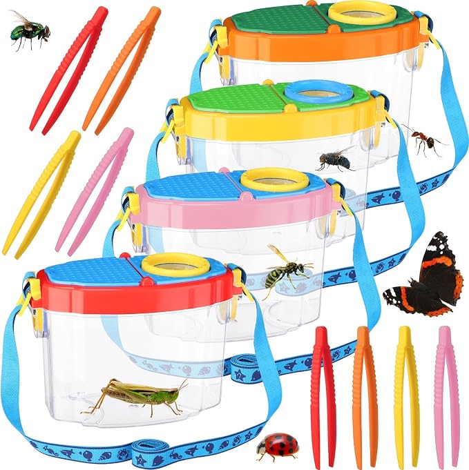 Halloscume 4 Pack Insect Bug Viewer Kit by Halloscume