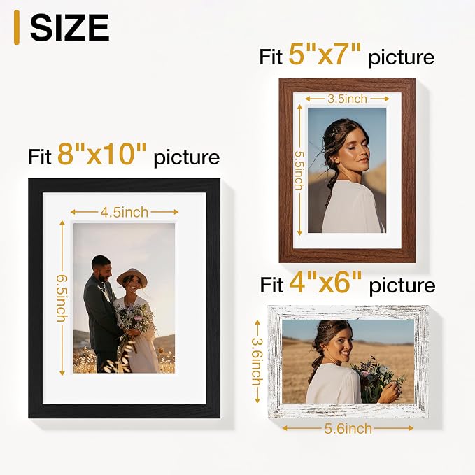 Vittanly 15 Pack Picture Frames Collage Wall Decor - Image 3