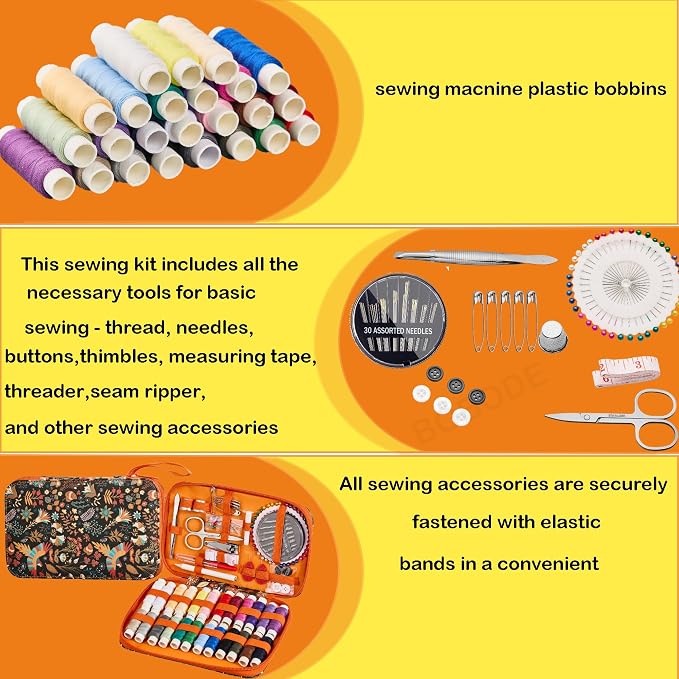130 PCS Printing Travel Sewing Kit - Image 5