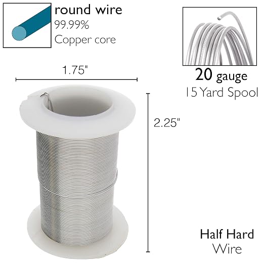 The Beadsmith Wire Elements 20-Gauge Lacquered Tarnish-Resistant Copper Wire - Image 4