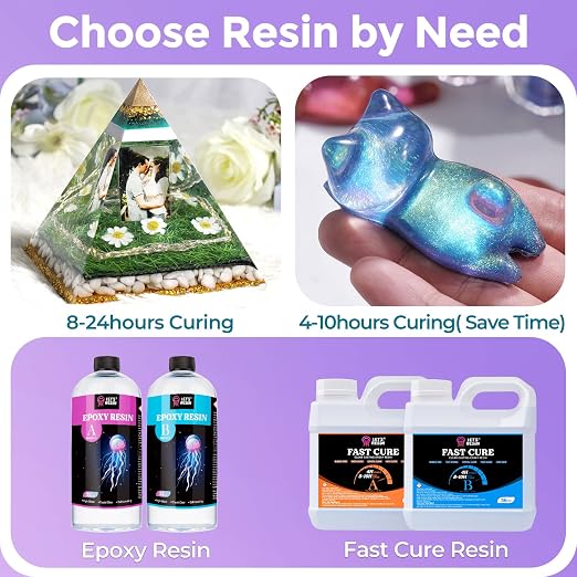 LET'S RESIN 1/2 Gallon Epoxy Resin, Crystal Clear Resin Epoxy Kit - Image 7