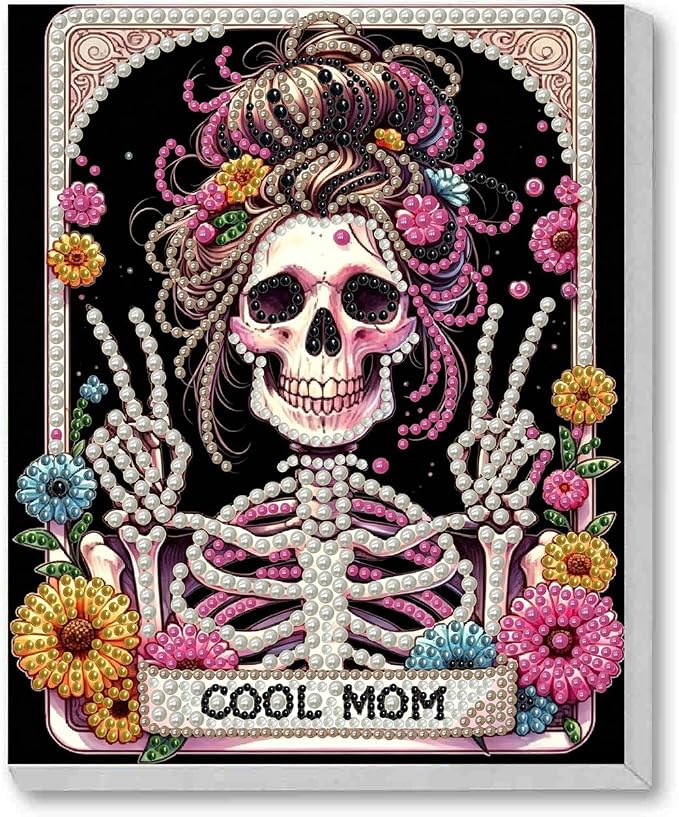 5D Cool Mom Pearl Painting Kit for Adults by DIYHomeDecor