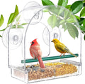 SUNALLY Window Bird Feeder for Outdoors, Fummingbird Feeder for Viewing Inside by SUNALLY