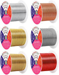 Mandala Crafts 16 GA Gray Copper Red Assorted Anodized Aluminum Craft Wire | by MandalaCrafts