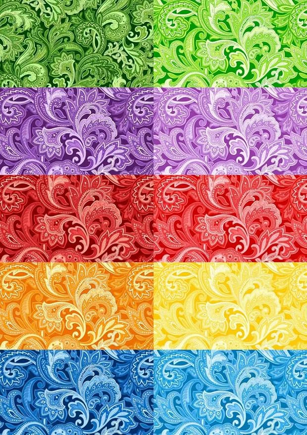 12"x12" 50pcs Cotton Fabric Squares - Image 5