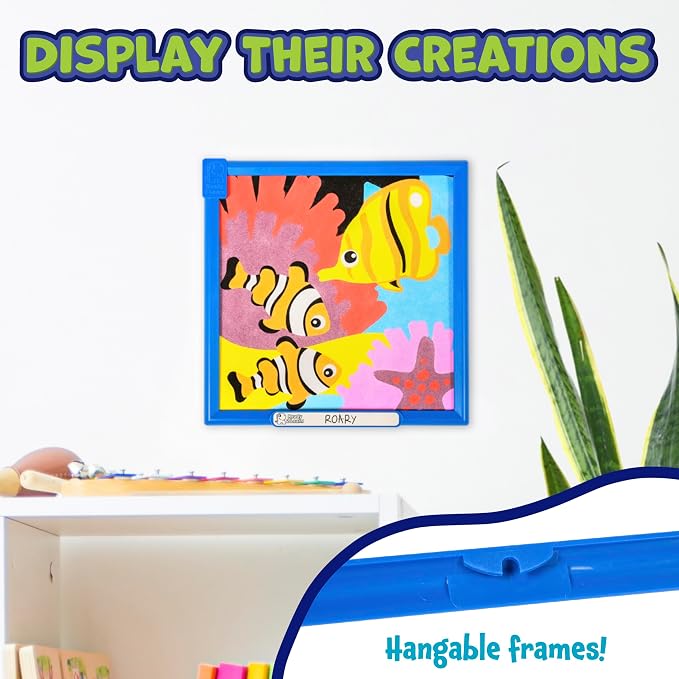 READY 2 LEARN Sand Art Painting | Sea Life | 4 Underwater Scenes | 10 Colors - Image 7