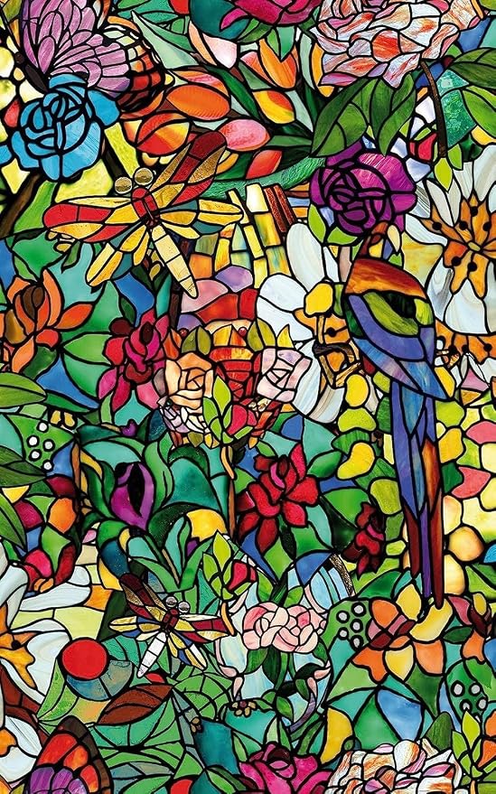 d-c-fix 346-0647 Self-Adhesive Privacy Glass Window Film, Spring Chapel/Tulia - Image 7