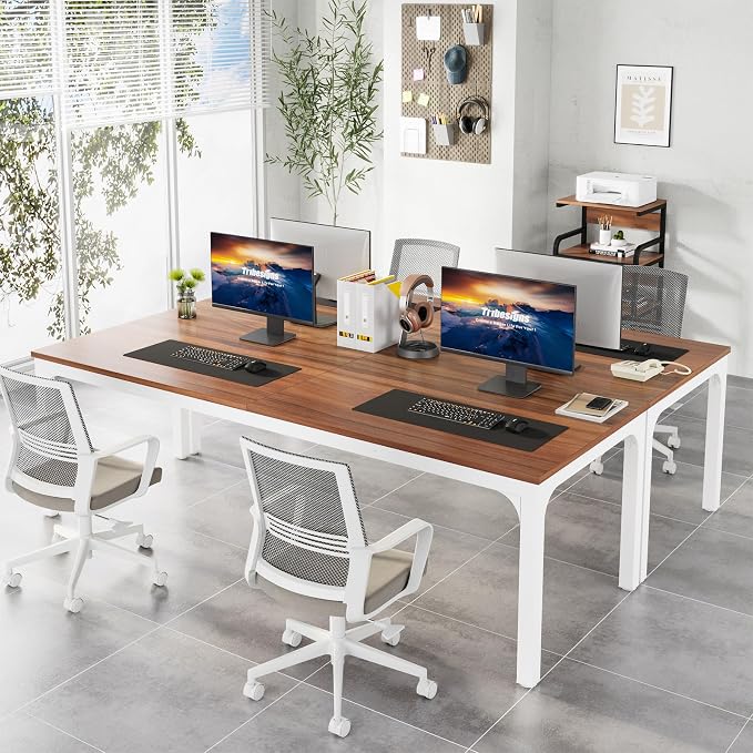 Tribesigns 78.7 Inches Extra Long Computer Desk 2 Person Desk, Double Long Desk - Image 5