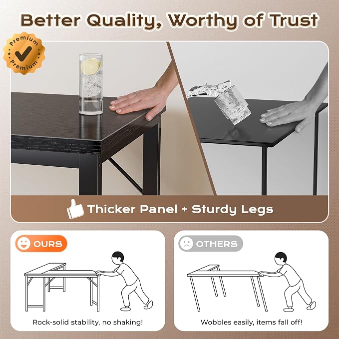 Huuger 63 Inch L Shaped Desk - Image 7