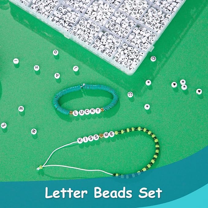 Goldwise Letter Beads for Bracelets, Alphabet Beads for Friendship Bracelets - Image 2