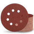 100 PCS 80 Grit 5 Inch Sanding Discs, Hook and Loop Sandpaper for Random Orbital Sander