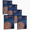 Whitman US Flying Eagle, Indian and Lincoln Cent Coin Folder Five Volume Set by Unknown